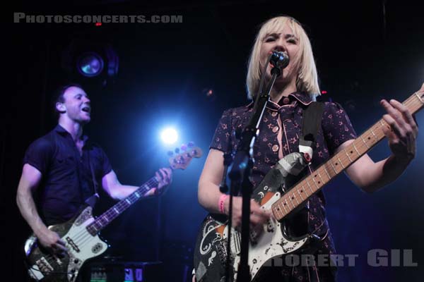 THE JOY FORMIDABLE - 2010-04-21 - PARIS - La Fleche d'Or - Rhiannon Bryan - Rhydian Dafydd